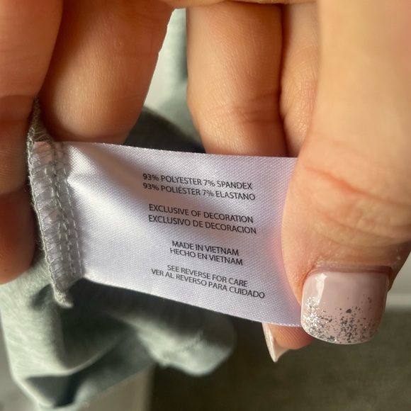 Eddie Bauer Heather Blue Grey Casual Athleisure Tank Dress Large - Picture 6 of 6